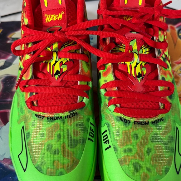 Puma MB.01 LaMelo Ball 1 of 1 Heem Basketball Shoes Green Red Mens 11.5 main image 7